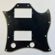 5 Ply Black/Cream WIDE BEVEL Batwing Pickguard for Gibson SG HP High Performance
