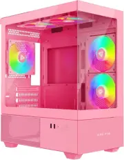 Phantom-Pk Phantom Micro-Atx Dual-Chamber Gaming PC Case W/ 5X 120Mm ARGB Fans,