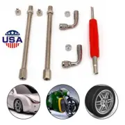 5X 90De+6" Tyre Valve Extension Adaptor For Cars Truck Motorcycle Bike Scooter (for: Volvo)