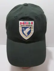 Ducks Unlimited Official License DU Outdoor Cap Green OSFM Cap Hat - NWT