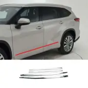 4pcs Strip Trim For Toyota Highlander 2020-2023 Chrome Car Door Guard Molding (for: Toyota)