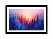 Pine Tree Canvas Painitng Art Print