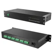 18 Channel Rack Mountable CCTV Power Supply Box, 1.5U, 12V DC, 18 Ports 10A