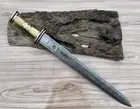 30 INCHES HANDMADE DAMASCUS STEEL VIKING COMBAT BATTLE READY SWORD WITH SHEATH