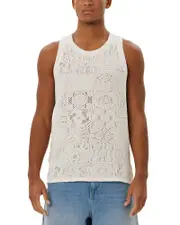 Les Deux Huxi Open Knit Tank Top