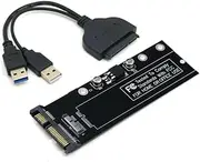 Chenyang 12+6Pin MAC SSD to SATA Hard Disk Drive Adapter with USB Data Cable for 2010 2011 MAC Air A1369 A1370 SSD