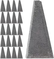 Mipcase 30pcs Triangle Wedges Metal Hammer and Axe Handle Wedges for Tree Cutting Logging and Construction Tool Reinforcement