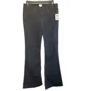 Charlotte Russe Jeans Size 9 Sneak Peek Mid Rise Flair Dark Wash