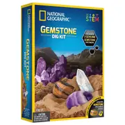 National Geographic Gemstone Dig Kit Kids/Children Educational Science 8y+ Toy