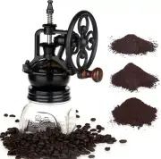 Manual Coffee Grinder, Mason Jar Lid Manual Coffee Grinder, Vintage Style Manual