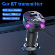 Bluetooth Car SUV FM Transmitter Adapter Wireless MP3 Player Dual USB Charger