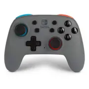 PowerA Enhanced Wireless Controller For Nintendo Switch Nano Grey Neon