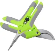 ANDRESLAD 2pcs Gardening Pruning Shears Ergonomic Hand Pruner for Precision Trimming Durable Gardening Scissors for Hedges Branches Orchards Effort Saving Design
