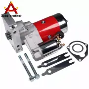 Red High Torque Mini Starter Small &Big Block For Chevy 153 168 Tooth Compatible