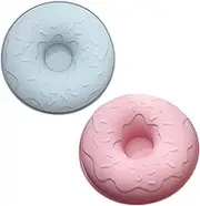 CRILSTYLEO Strong and Sturdy Silicone Doughnut Mold Easy Cake Baking Tray for Parties Celebrations