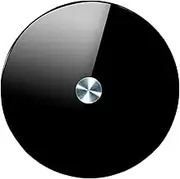 DEFGHIJ Lazy Susan Tempered Glass Turntable Black Round Serving Plate Kitchen Dining Table Hardware Swivel Turntable Glass Table Top Rotating Tray(100cm(40inch))
