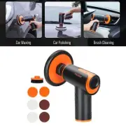 Cordless Portable Car Buffer Polisher Kit with Polishing Pads for Car Waxing New