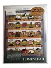 Anita Goodesign Special Edition book & CD Bundle: Homestead / Pansies & Parasols
