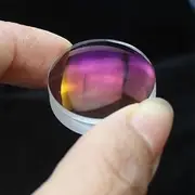 24mm Telescope glued Doublet Lens 24F39 achromatic Optical Lens Focal Length 39mm red Coating