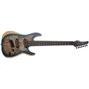 Schecter Guitars 1510 Reaper-7 Multiscale Electric Guitar, Satin Sky Burst