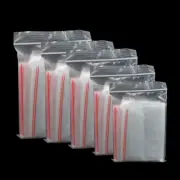100Pcs/Pack Small Zip Lock Plastic Bags Reclosable Transparent Bag Vacuum Storag
