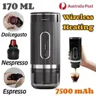 Wireless Coffee Machine Heating Italian Espresso Capsule Portable Manual Maker