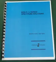 HP 8590 Series Service Guide: w/11x17" Diagrams in a Three-Ring Binder