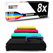 8x Eurotone Cartridge Replaces Kyocera TK-570 TK 570 C TK 570 M