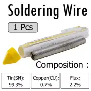 1x General Soldering LEAD FREE 1MM X20G SOLDER WIRE SN99.3% CU0.7% FLUX2.2% DOSS