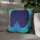 CUSHION COVER PILLOW CASE|COOL ELEGANT PEACOCK FEATHER #1