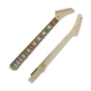Guitar neck 22fret 24.75inch Mahogany Rosewood Fretboard Set In Explorer neck
