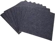 SHINEOFI 10pcs Thickened Carpet Tiles for Play Soft Durable Floor Mats Easy to Clean Modern Deep Grey Design for Enhanced Comfort Safety