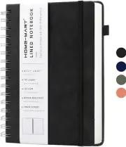 Lined Spiral Journal Notebook for Women & Men, 160 Pages, 100 GSM Paper,College