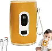 Bottle Warmer Cover - Fast Heating Milk Warmer | Temperature Adjustment Portable Bottle Warmer Insulation Cover Baby Milk Heat Keeper Cover for Car Travel