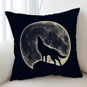 Moon Light Wolf Cushion Cover