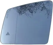 Rynplex For Mercedes-Benz, GL ML GLE Class W164 W166 2010-2018 Wide Angle Replacement Heated Blind Spot Warning Wing Rear Mirror Glass Car Side Mirror Glass(Left)