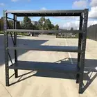 1.5M Length Matte Black Heavy Duty Warehouse Racks Storage Shelves Garage Shelf