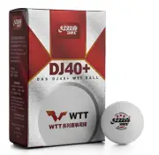 DHS DJ40+ WTT ITTF Table Tennis and Ping Pong Balls - Seam, Free Ship (6 Pcs.)