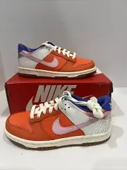 Nike Dunk Low SE Orange Soft Pink Blue FN0600-801 Boys Girls PS GS Sz 3.5Y
