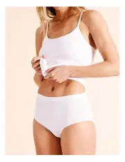 [Soho] Organic Cotton Full Brief in White