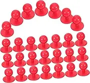 Angoily 100Pcs Chef Suit Buttons Durable Plastic Buttons for DIY Sewing Shape for Restaurant Hotel Uniforms Convenient Replacement Crafting