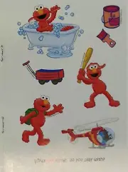 Sesame Street Elmo's Red Stickers 2 Page Set (#2)