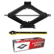 FGZKJ Scissor Jack for Car, Scissor Jack - Tire Jack with Energy Saving Saving H