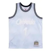 Mens Mitchell & Ness NBA Cloudy Skies Swingman Jersey 94 Orlando Magic Penny