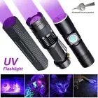 365nm UV Ultra Violet LED Flashlight Blacklight Lamp Inspection EDC illumination