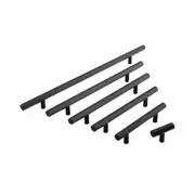Kitchen Drawer hex T bar pull handles Matte Black Geelong