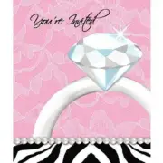 BACHELORETTE Sassy and Sweet INVITATIONS (8) ~ Wedding Bridal Party Supplies