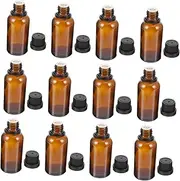 12Pcs Essential Oil Bottles Portable Travel Glass Containers with Dropper for Aromatherapy Blends Perfume Storage and