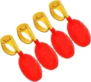 Yardwe 4pcs Water Ring Fun Party Prop for April Fool's Day Creative Tricky for Group Activities Interactive Water Spray Fun for Festivals