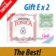 Tonica Violin String Set Steel E Ball/ Gift E x 2